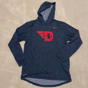University of Dayton Nike Dri Fit hoodie lightweight